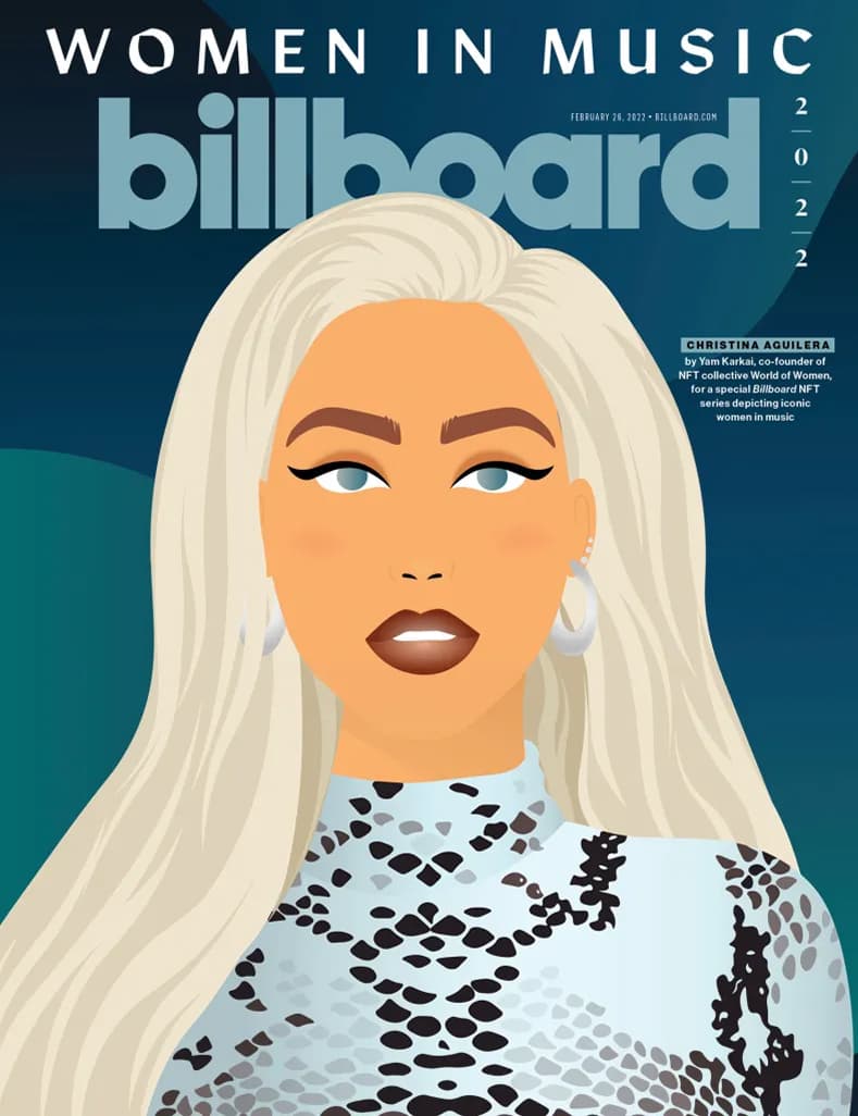 WoW NFT featured on Billboard cover
